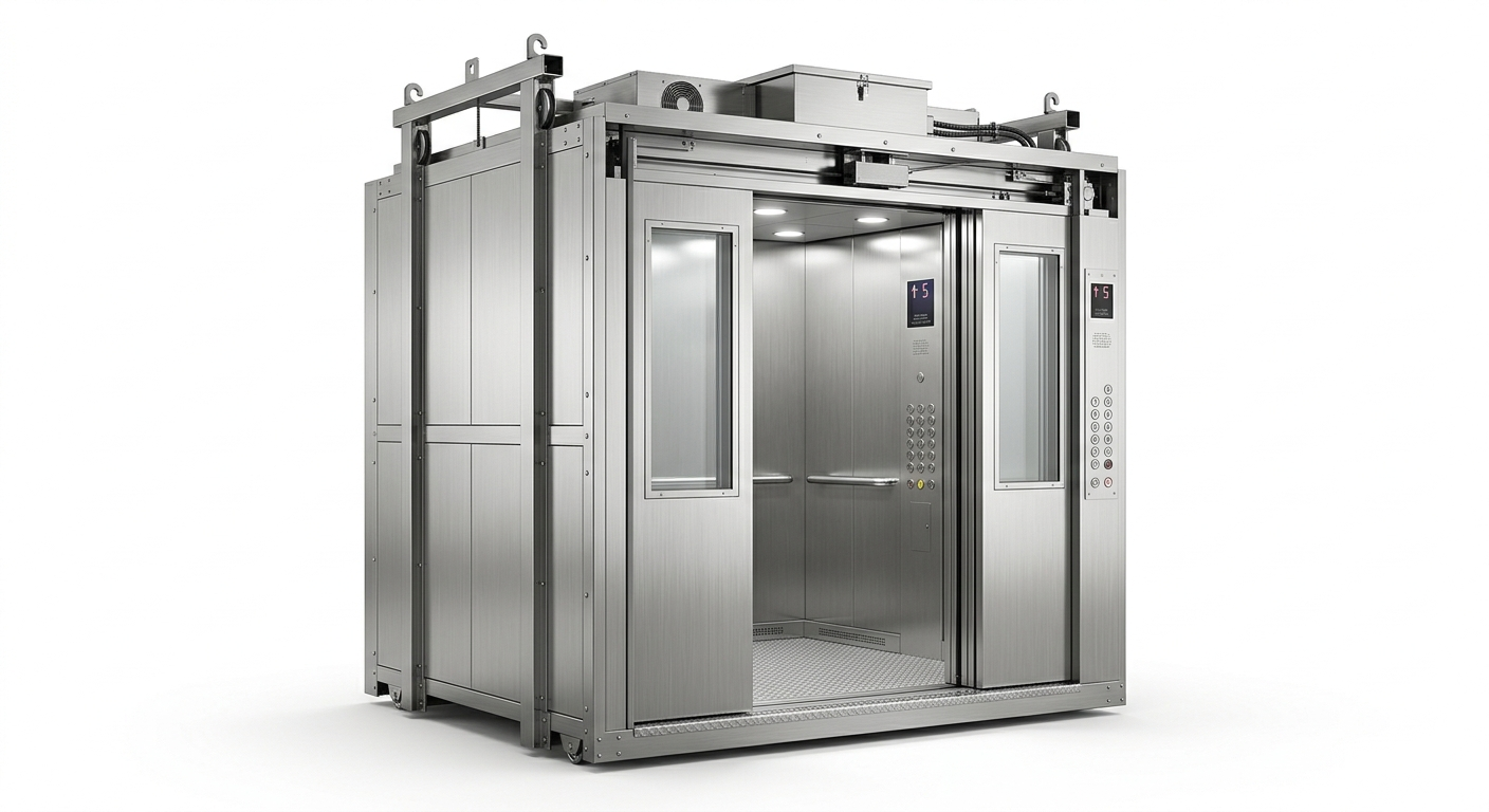 Cabine de Inox Completa
